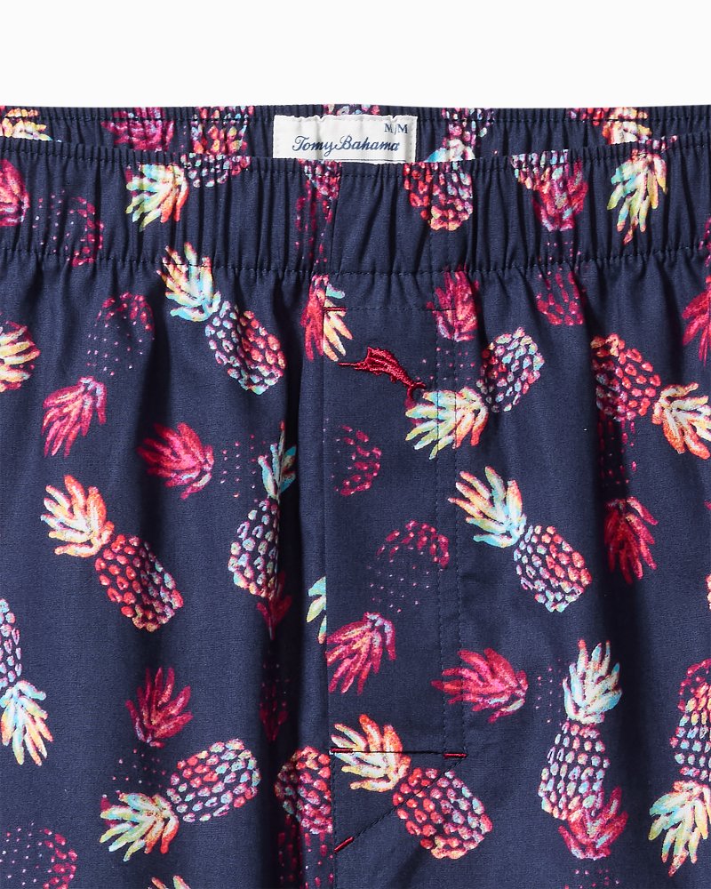 Big & Tall Woven Tropical Print Boxers