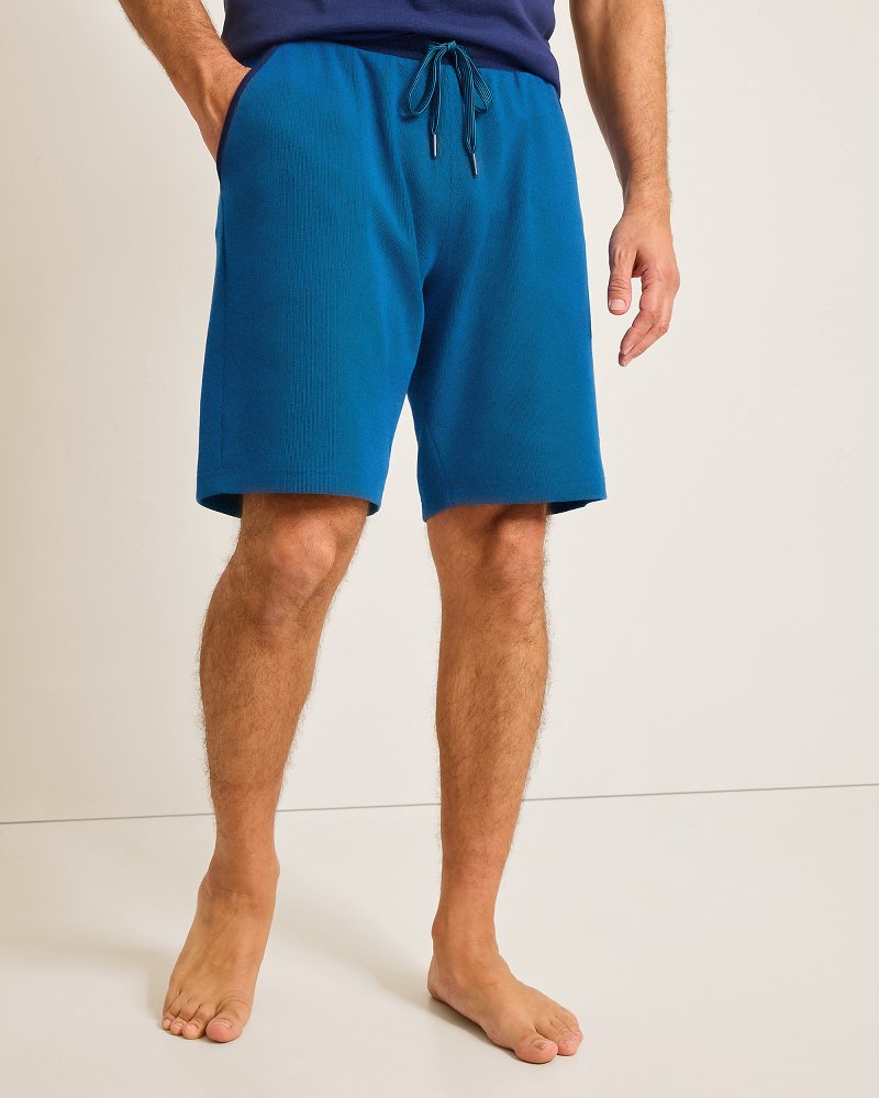 Big & Tall Textured Knit Pajama Shorts