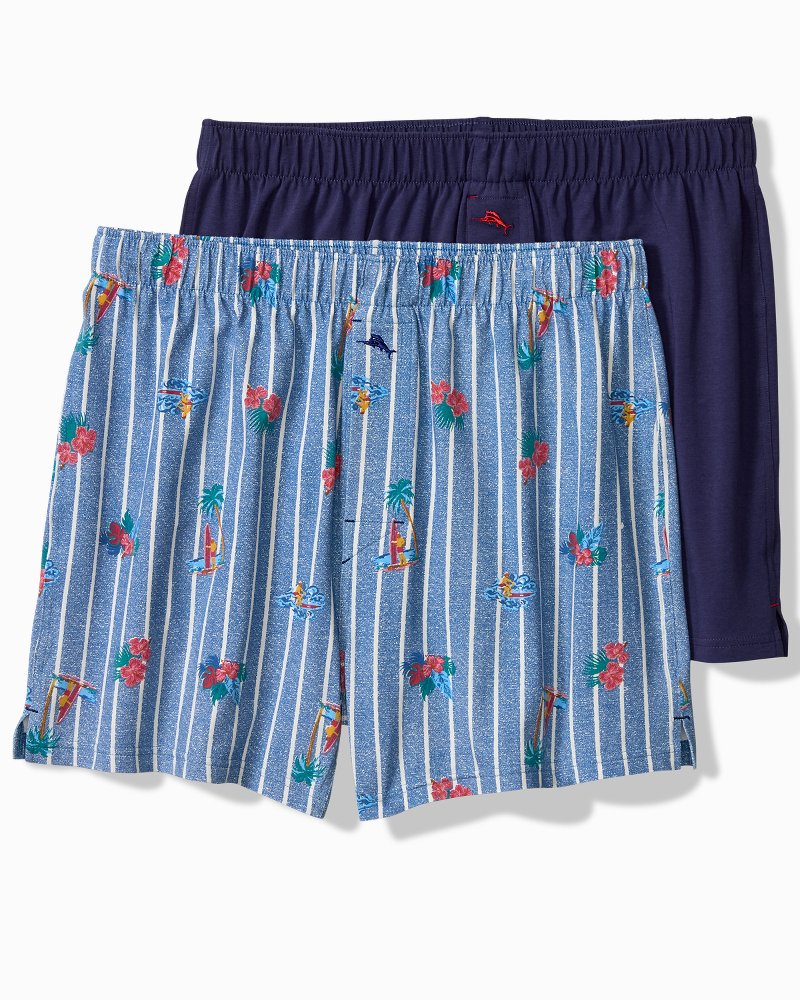 Knit Print Boxers—2-Pack