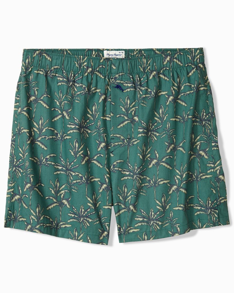 Woven Tropic Print Poplin Boxers