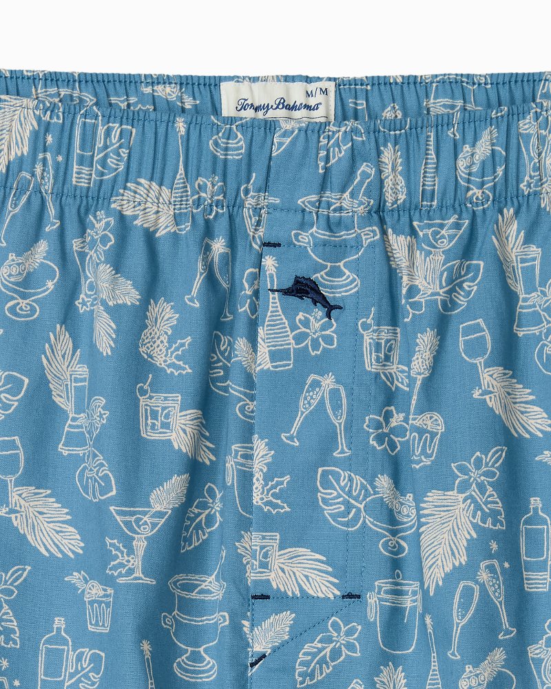 Woven Tropic Print Poplin Boxers