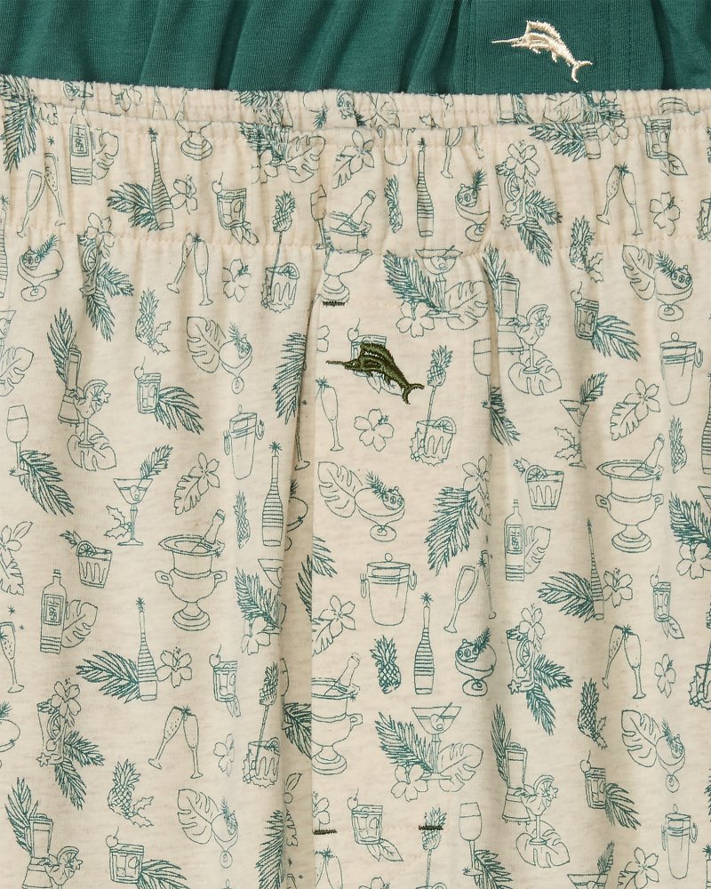 Etched Tropics Knit Boxers—2-Pack
