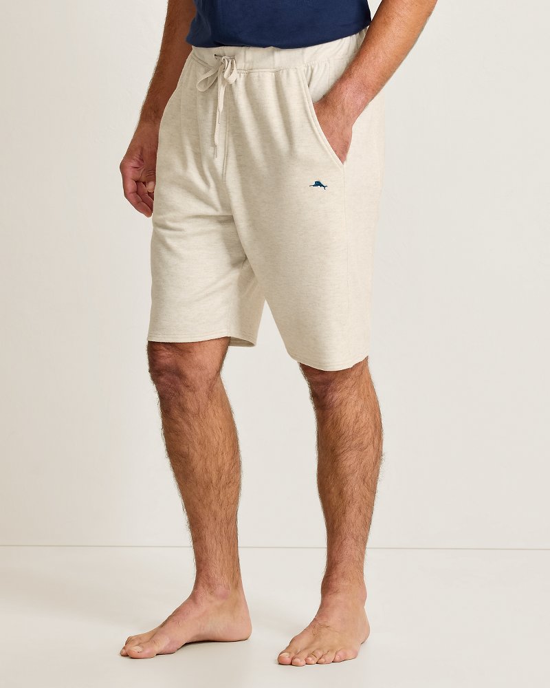 Solid Piqué Pajama Shorts