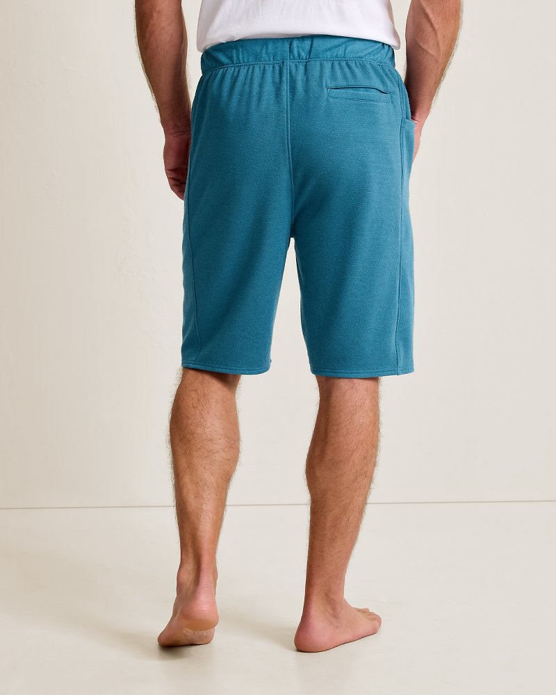 Solid Piqué Pajama Shorts