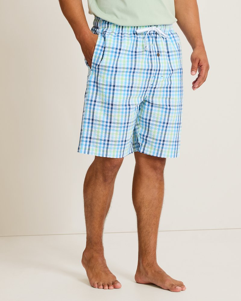 Big & Tall Seersucker Pajama Shorts