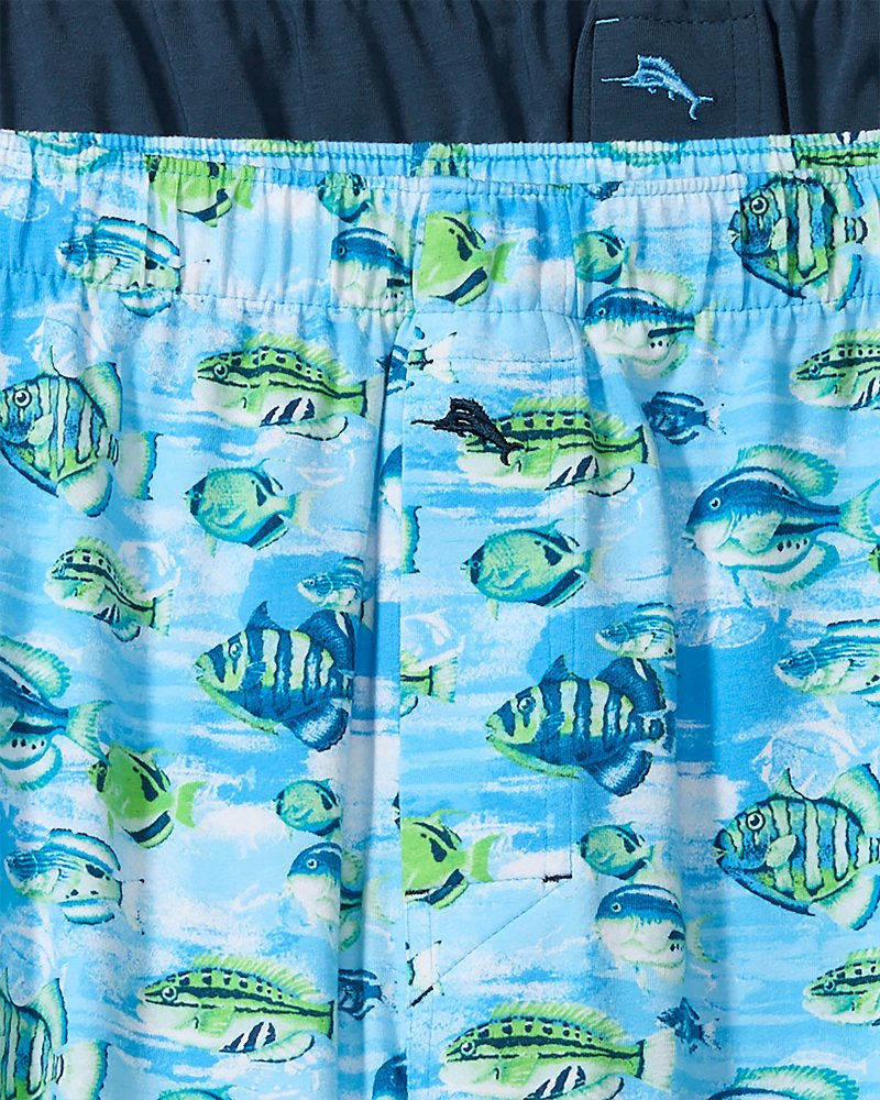 Big & Tall Knit Tropical Paradise Print Boxers - 2-Pack thumbnail 2