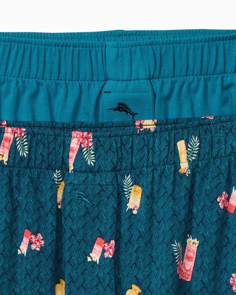 Knit Palm Blues Print Boxers - 2-Pack