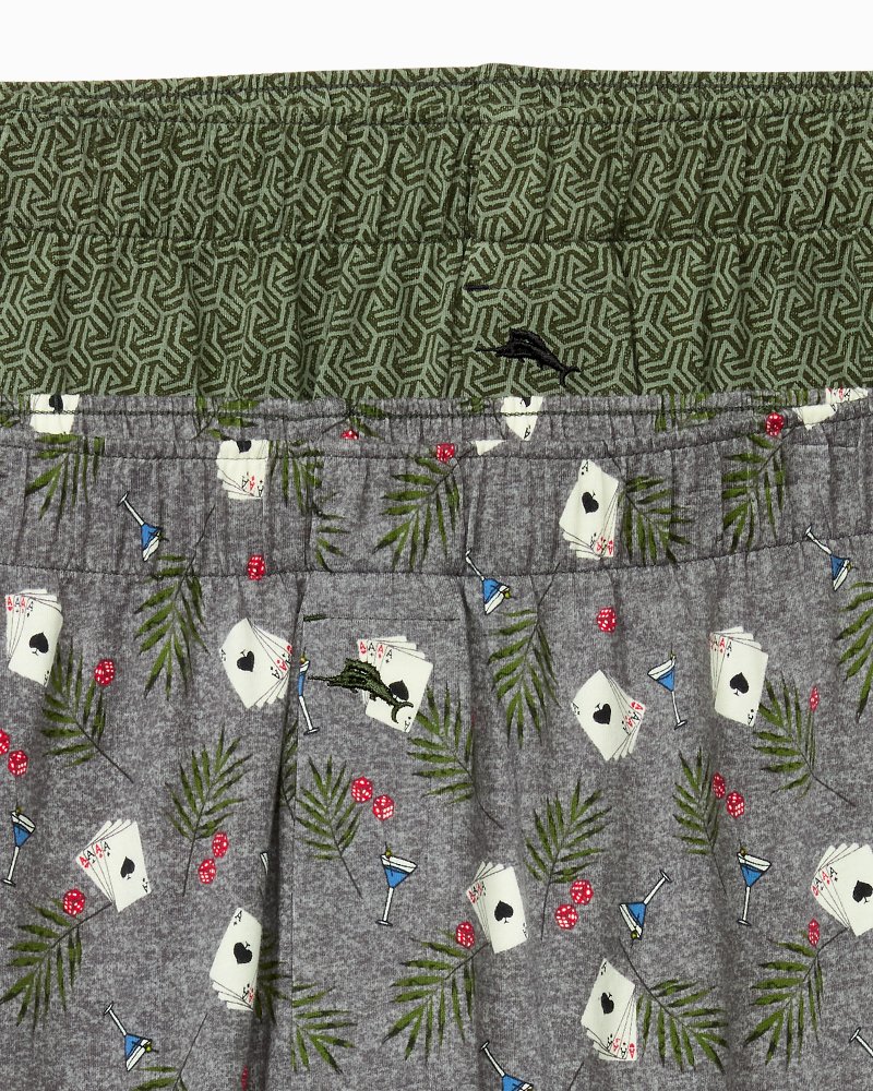 Big & Tall Knit Palms, Flamingos & Fronds Boxers - 2-Pack