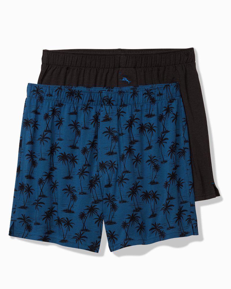 Knit Palms, Flamingos & Fronds Boxers - 2-Pack