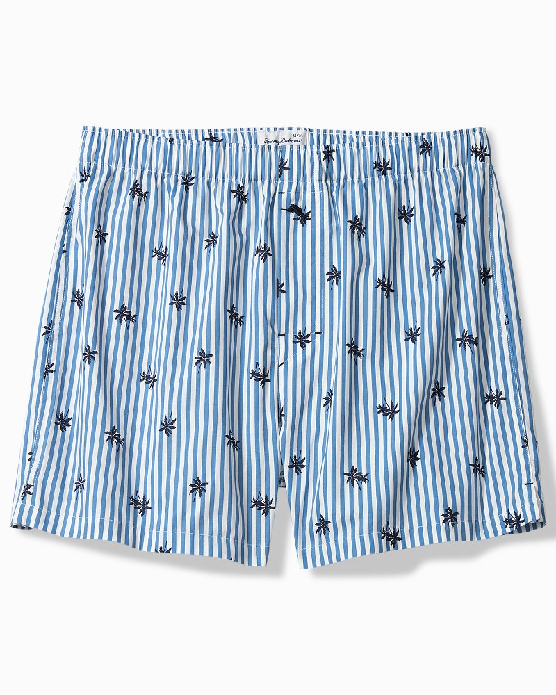 Big & Tall Woven Poplin Paradise Print Boxers
