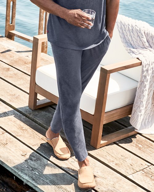 Big & Tall Heathered Cotton-Modal Lounge Pants
