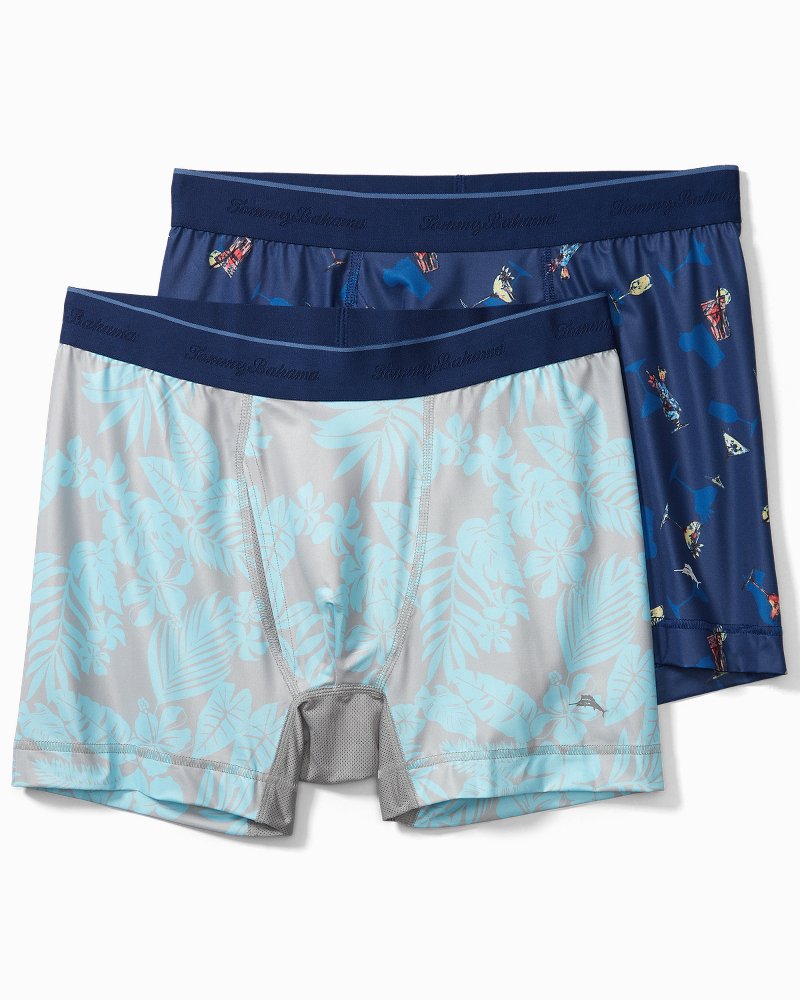 Hula Dance And Geo Tile Boxer Briefs - 2-Pack