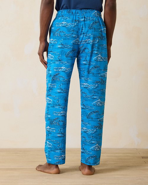 Woven Cotton Pajama Pants