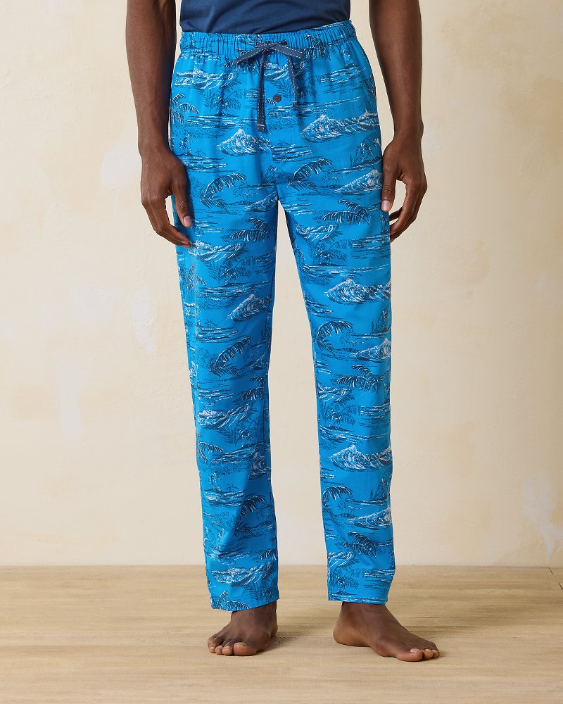 Woven Cotton Pajama Pants