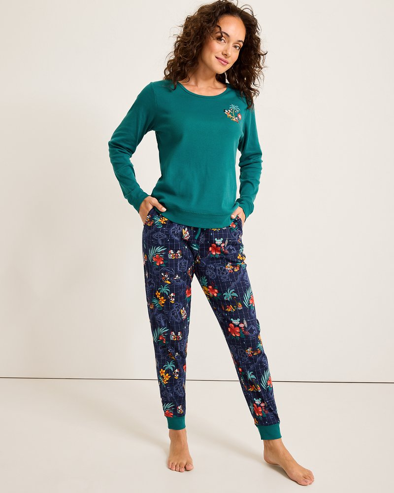 Disney Women's Long Sleeve & Pants Family Pajama Set