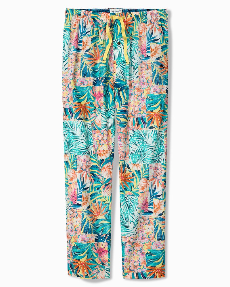 Woven Printed Poplin Pajama Pants