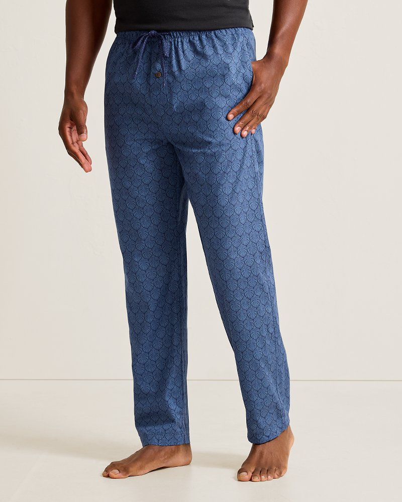 Woven Novelty Poplin Print Pajama Pants