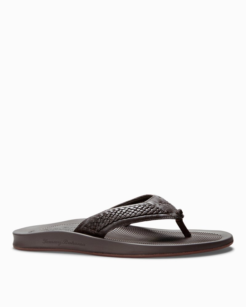 tommy bahama men's leather sandals