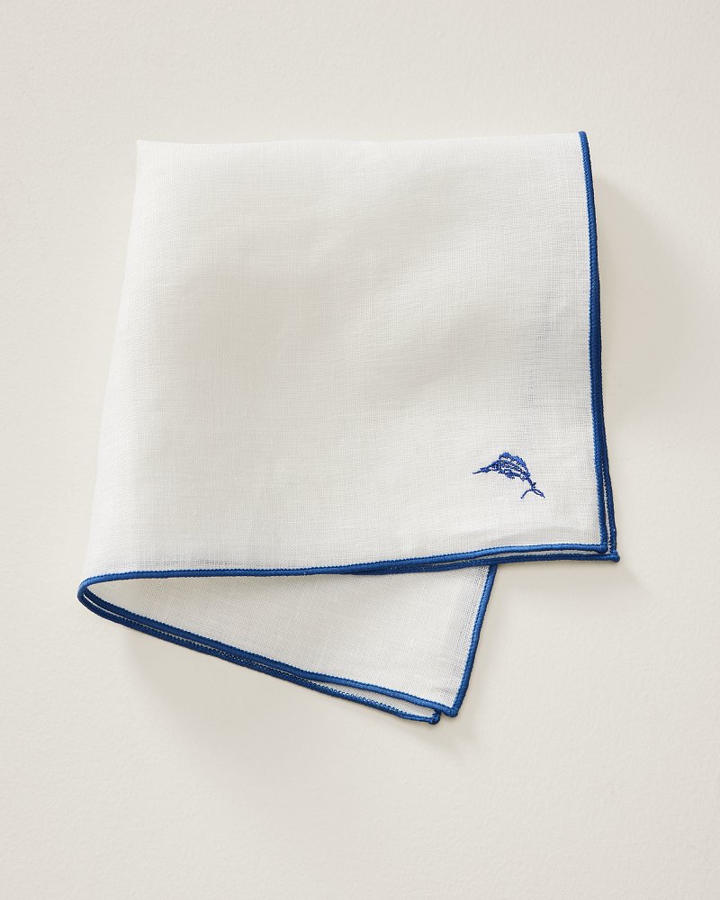 Linen Marlin Pocket Square