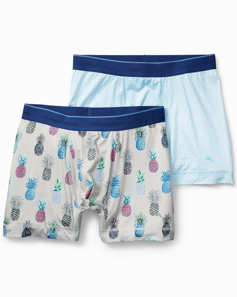 Pineapple And Geo Tile Boxer Briefs - 2 