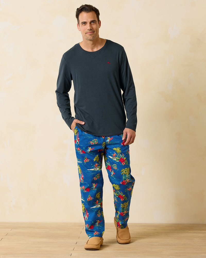 Big & Tall Pajama Pants & T-Shirt Set
