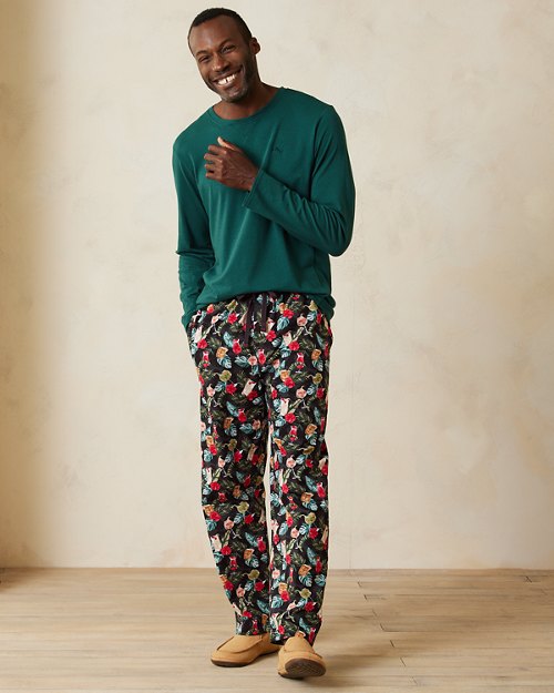 Big & Tall Pajama Pants & T-Shirt Set