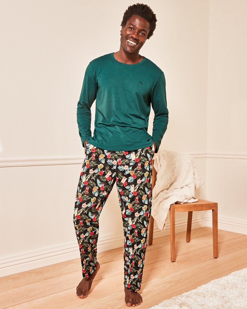 Big & Tall Pajama Pants & T-Shirt Set