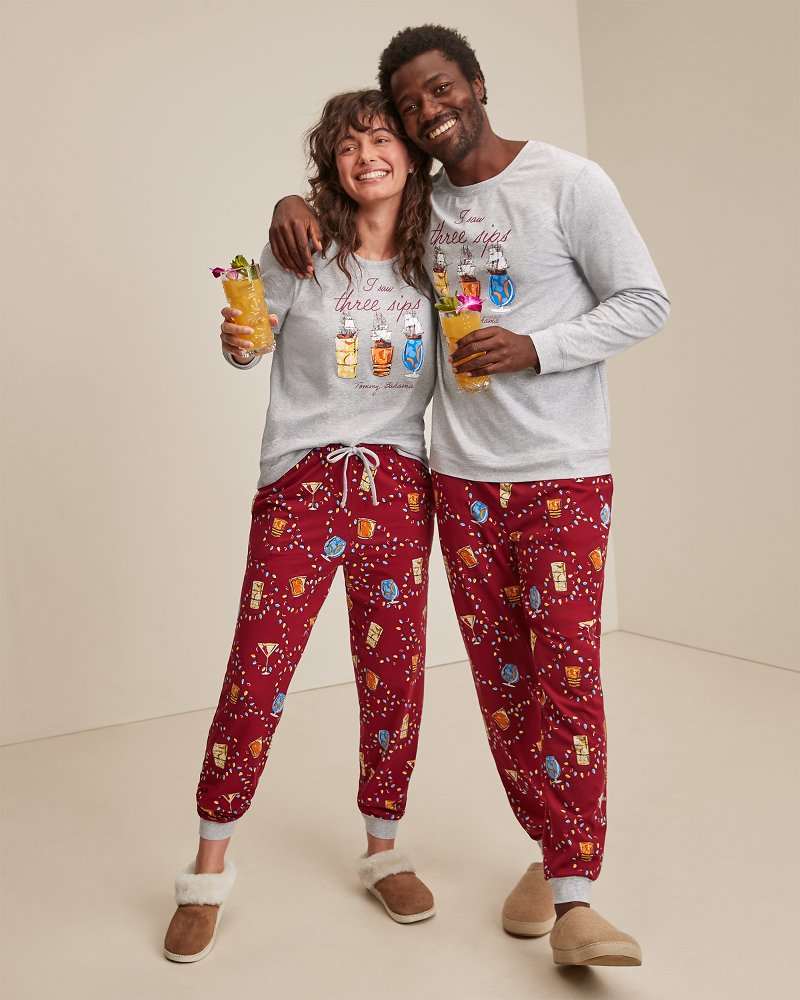 Men's Three Sips Matching Pajama Set