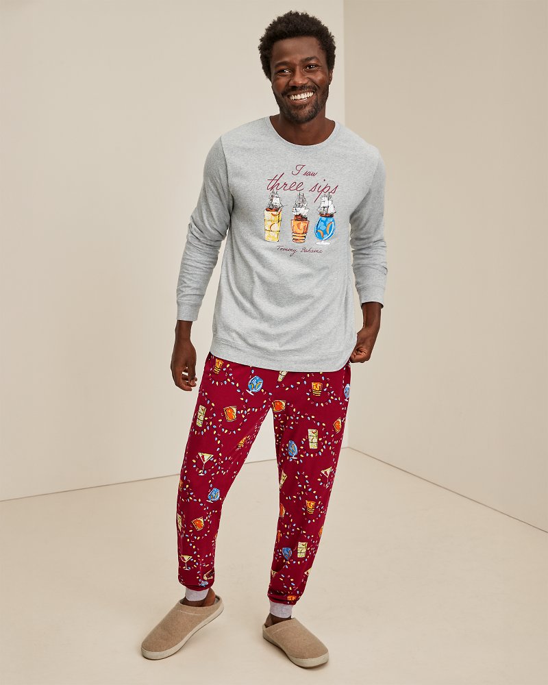 Men's Three Sips Matching Pajama Set