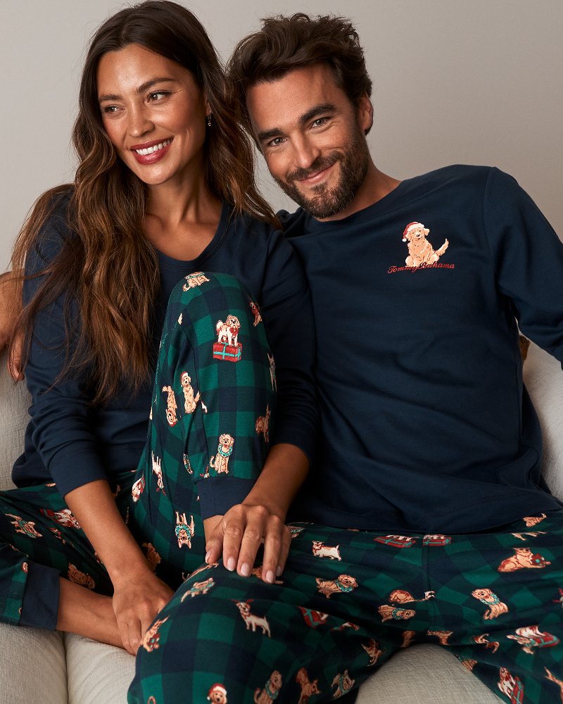 Men's Holiday Dogs Family Pajama Set