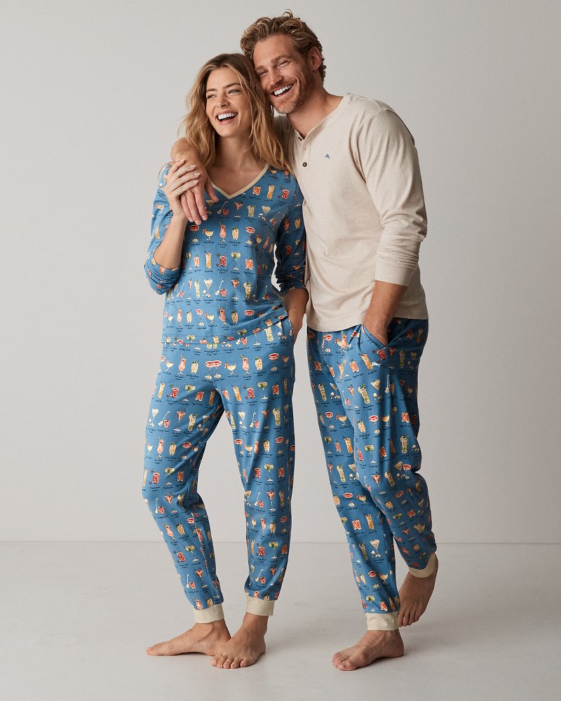 Men's Holiday Drinks Family Pajama Set