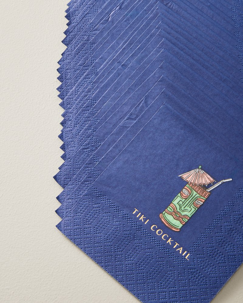 Tiki Paper Cocktail Napkins - Set of 40