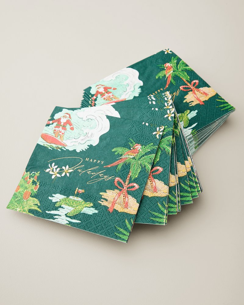 12 Days of Paradise Paper Napkins - Set of 40