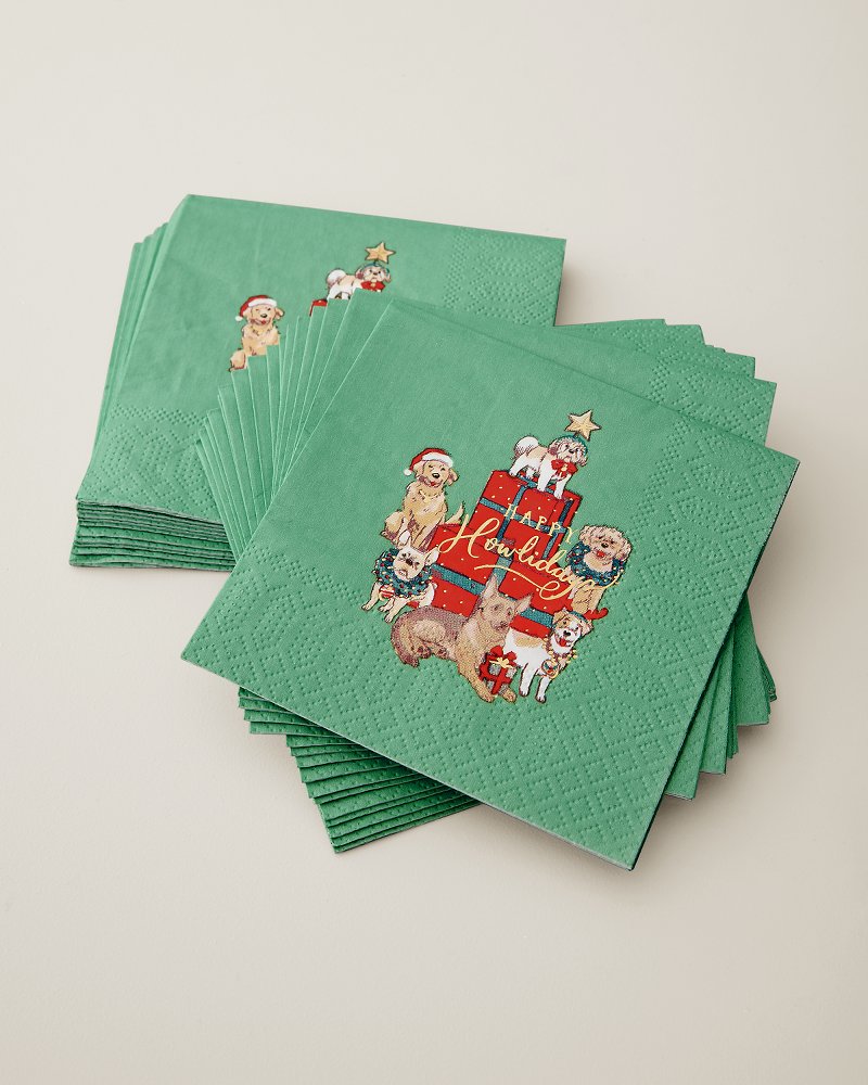 Happy Howlidays Paper Napkins - Set of 40