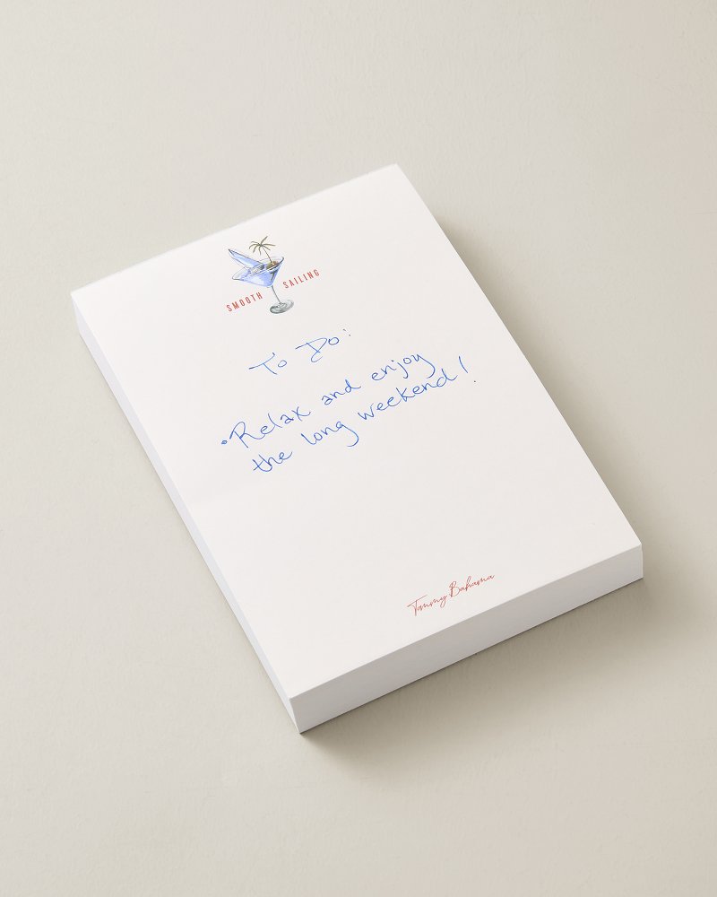 Coastal Service Smooth Sailing Chubby Note Pad