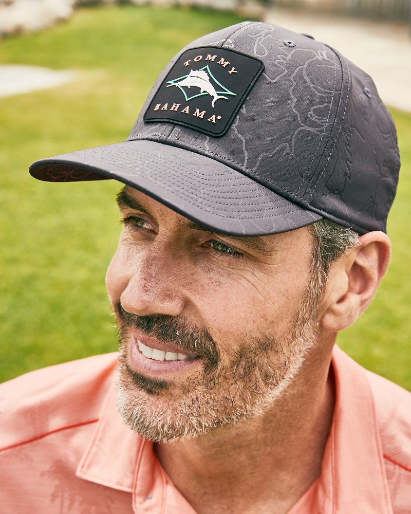 Tommy Bahama Washed Marlin Cap Red : One Size