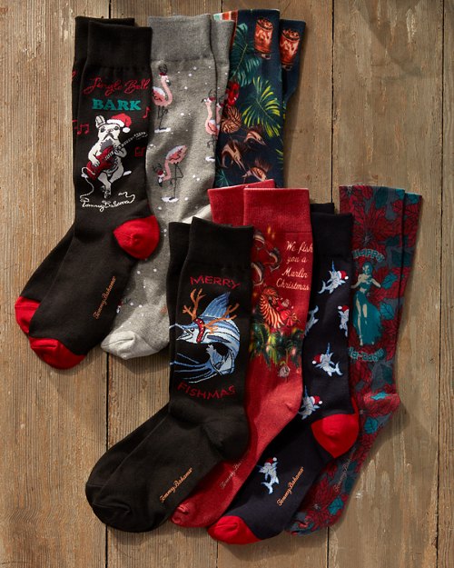 Marlin Santa's Socks