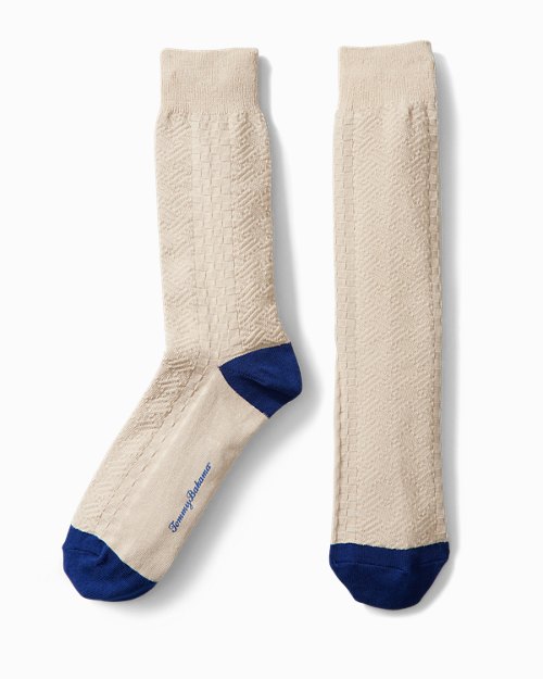 Lauhala Weave Socks
