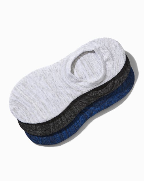 IslandZone® Heel Grip No-Show Socks - 3 Pack