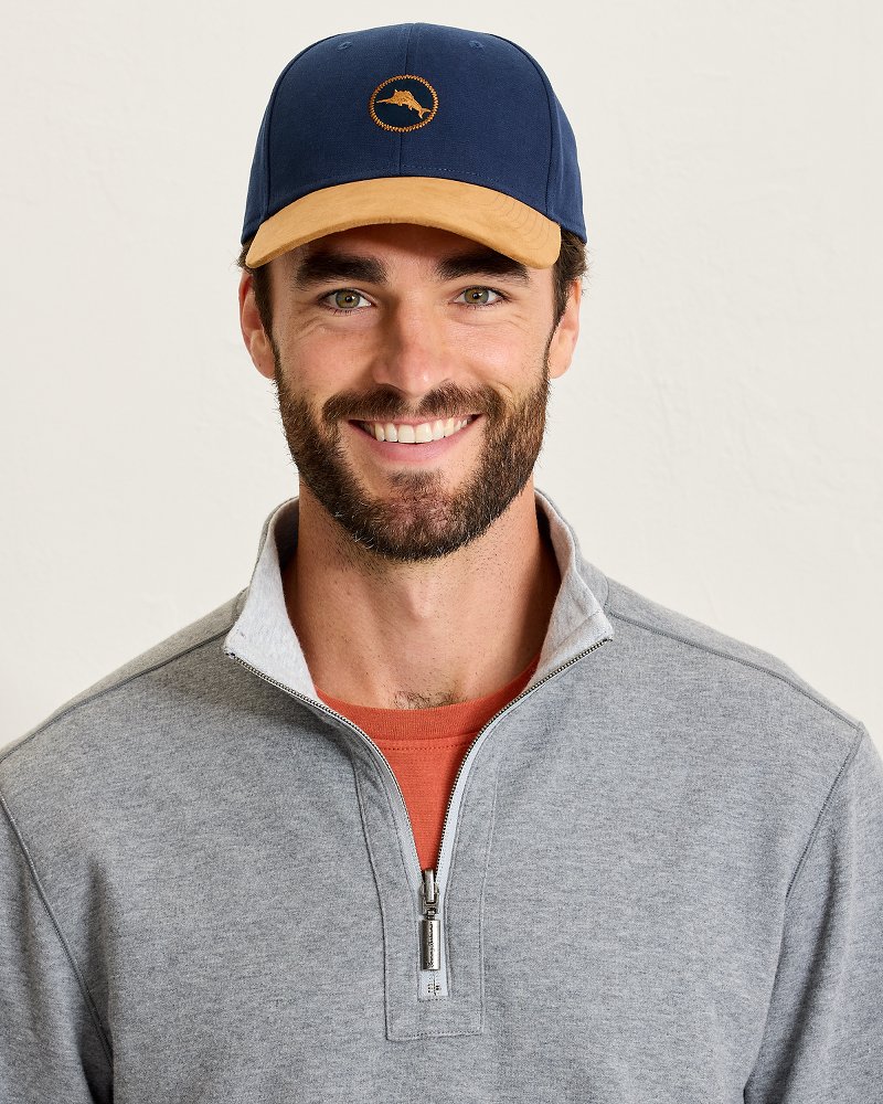 Twill Ultra Suede Marlin Cap