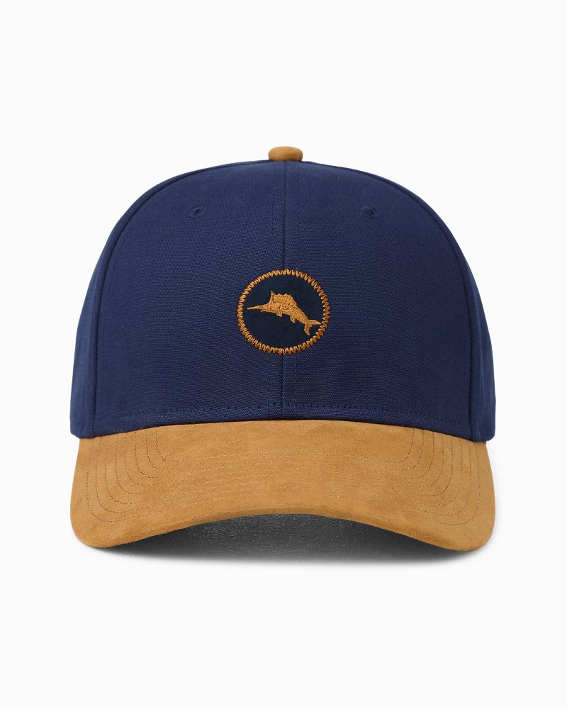 Twill Ultra Suede Marlin Cap