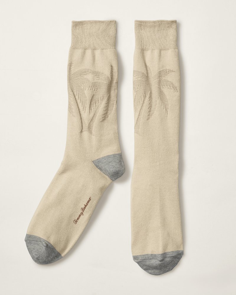 Reflection Texture Palm Socks