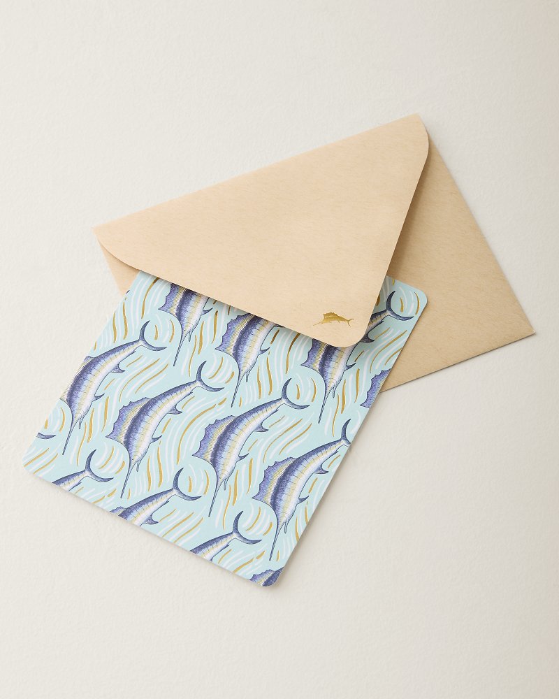 Coastal Service Marlin Flat Notecard Set