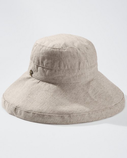 Linen Big Brim Hat