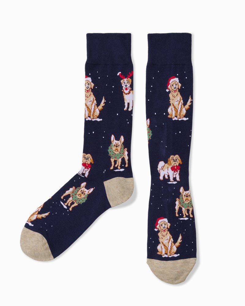 Home for the Howl-idays Socks