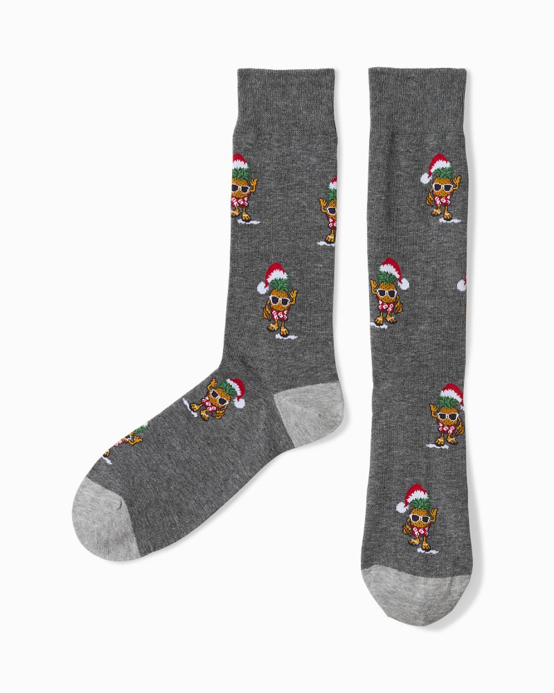 Pineapple Pete Santa Socks