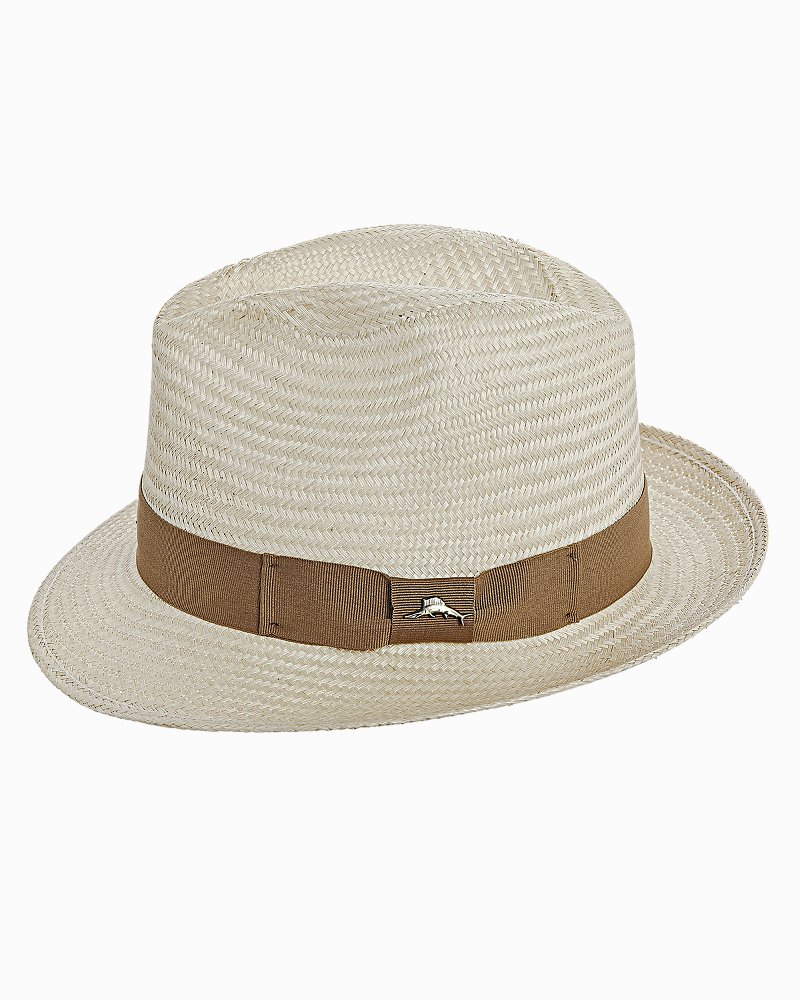 Tommy Bahama Men's Balibuntal Straw Safari Hat, Natural, Small