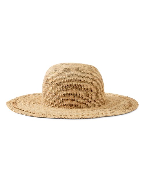 Isla Crochet Raffia Sun Hat