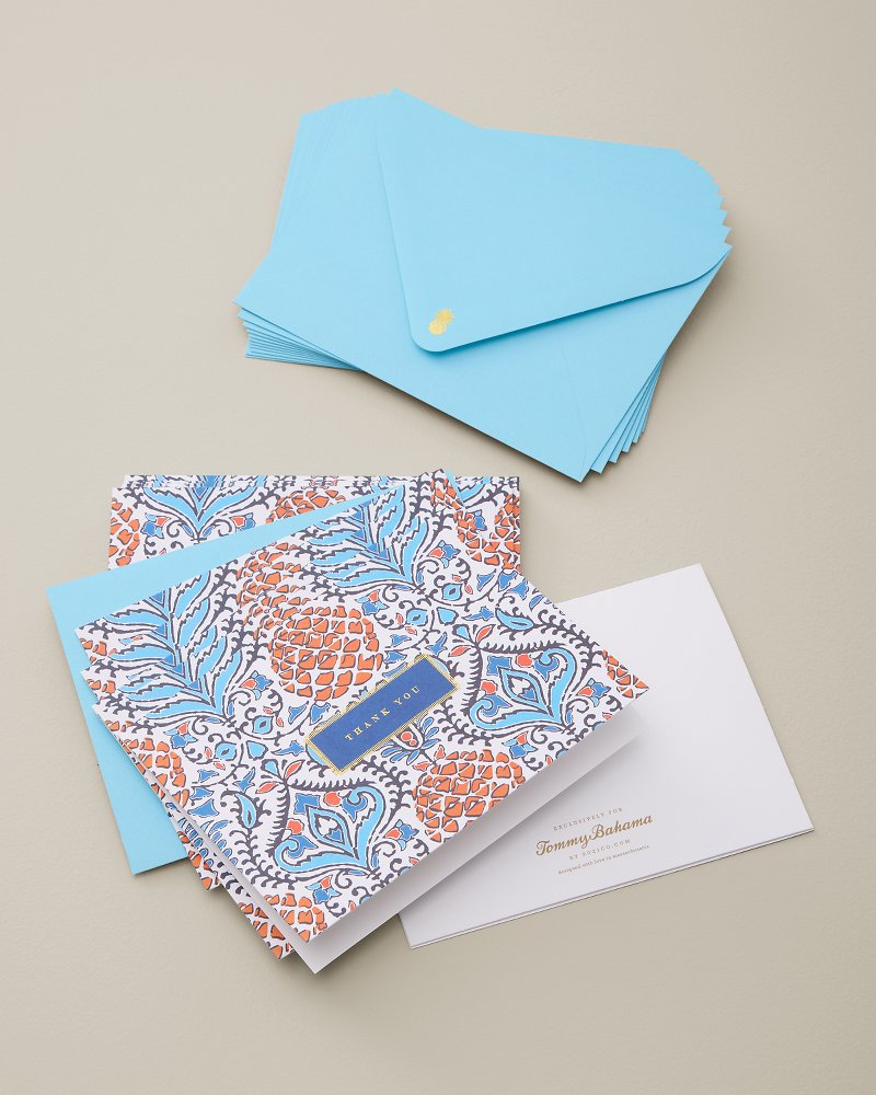 Noble Pineapple Thank You Cards - Set of 12