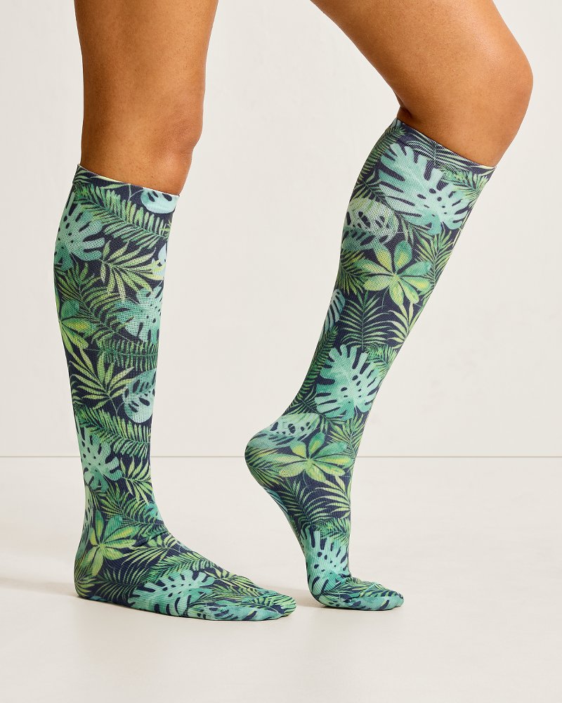 Frond Tropics Compression Socks